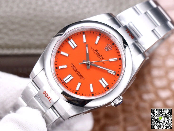 Rolex Oyster Perpetual M124300-0007 EW Factory 1:1 Best Edition Replica Watch 904L Stainless Steel Strap