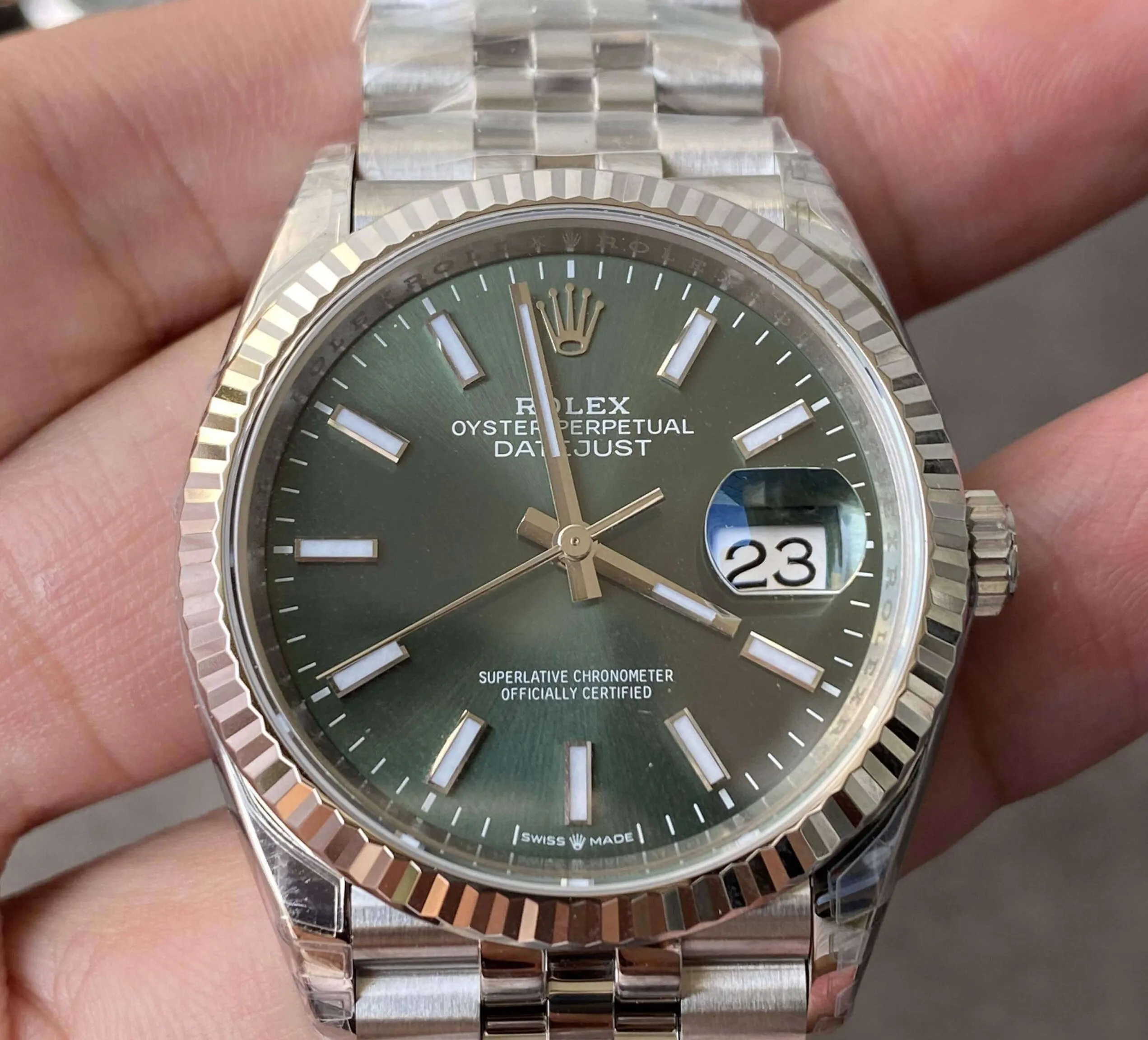 Rolex Datejust M126234-0051 36MM VS Factory 1:1 Best Edition Replica Watch Stainless Steel Strap
