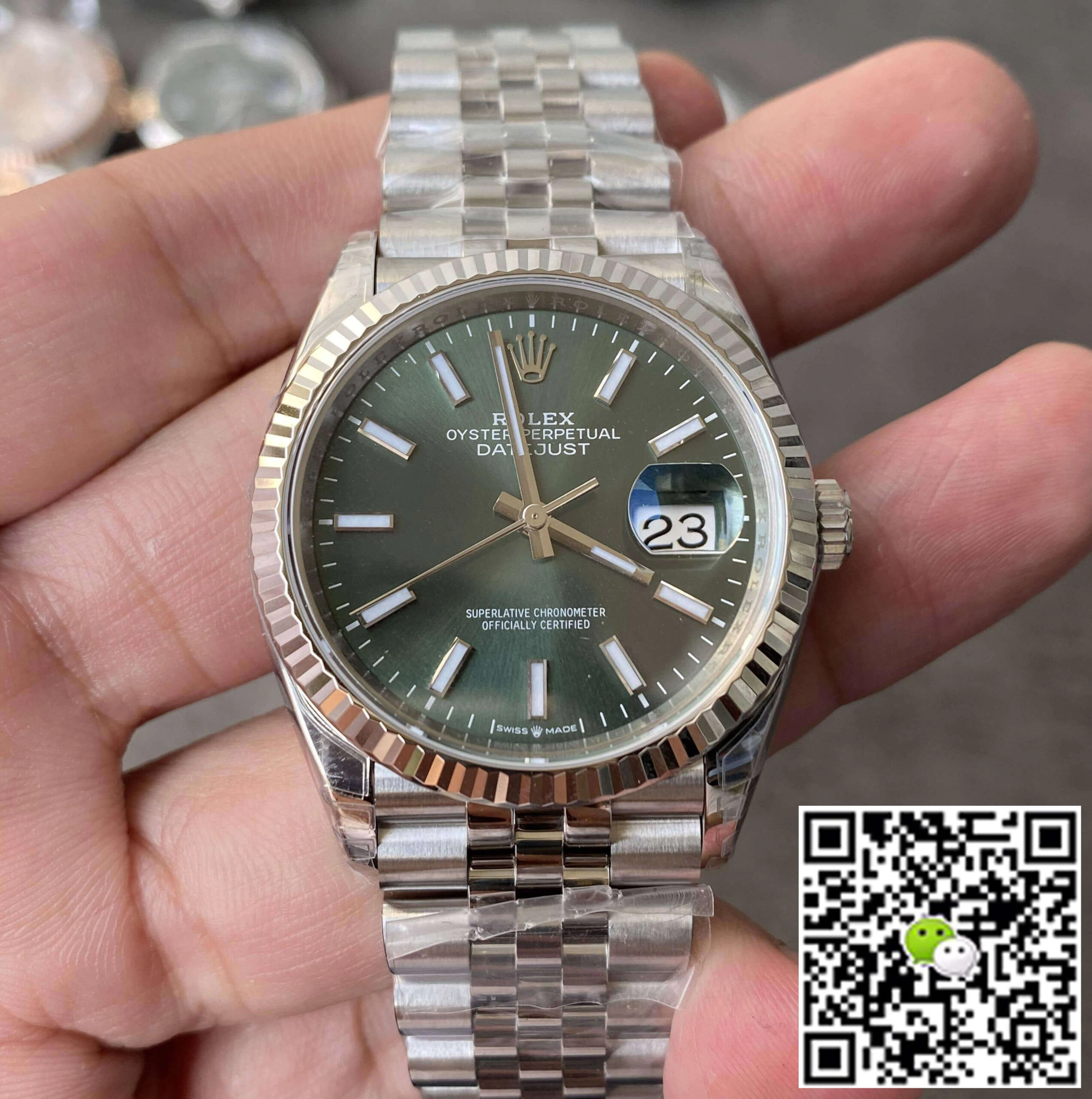 Rolex Datejust M126234-0051 36MM VS Factory 1:1 Best Edition Replica Watch Stainless Steel Strap