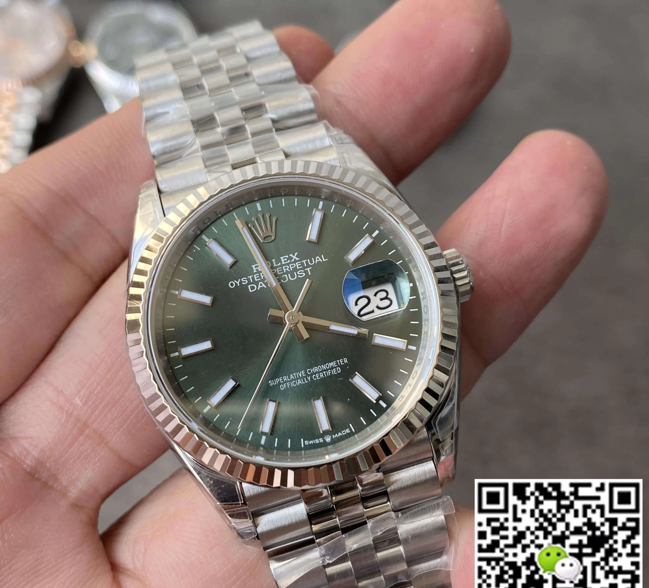 Rolex Datejust M126234-0051 36MM VS Factory 1:1 Best Edition Replica Watch Stainless Steel Strap
