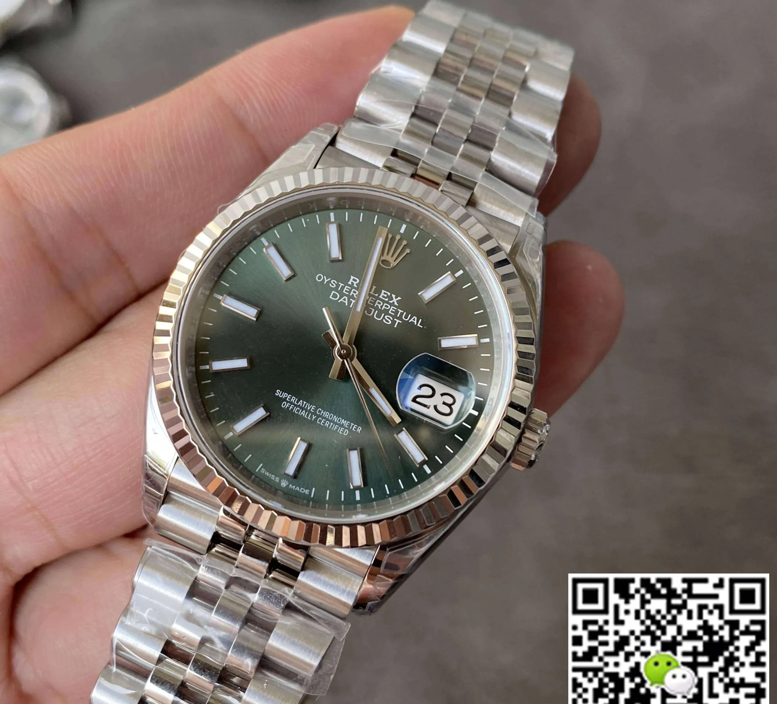 Rolex Datejust M126234-0051 36MM VS Factory 1:1 Best Edition Replica Watch Stainless Steel Strap