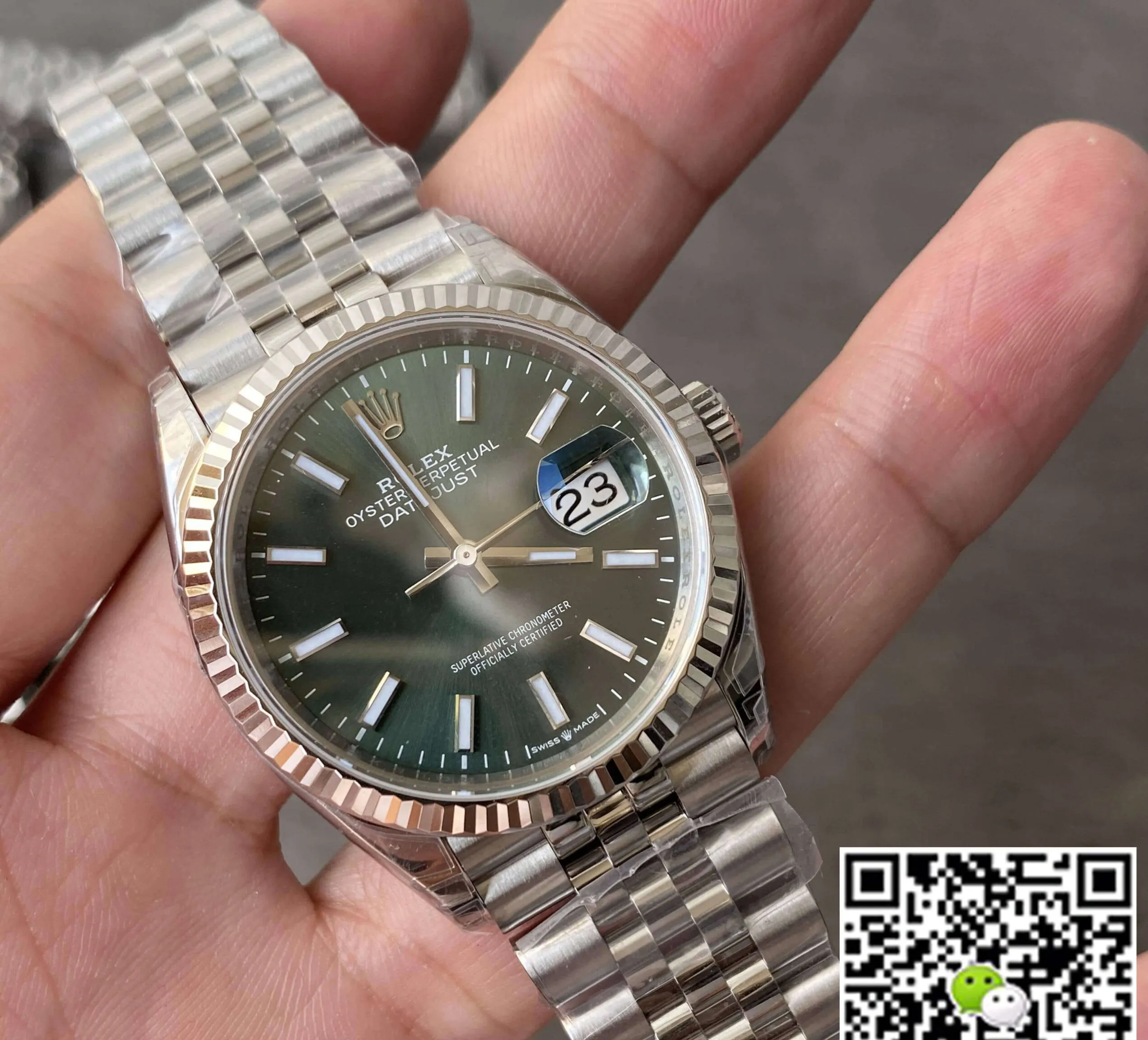 Rolex Datejust M126234-0051 36MM VS Factory 1:1 Best Edition Replica Watch Stainless Steel Strap