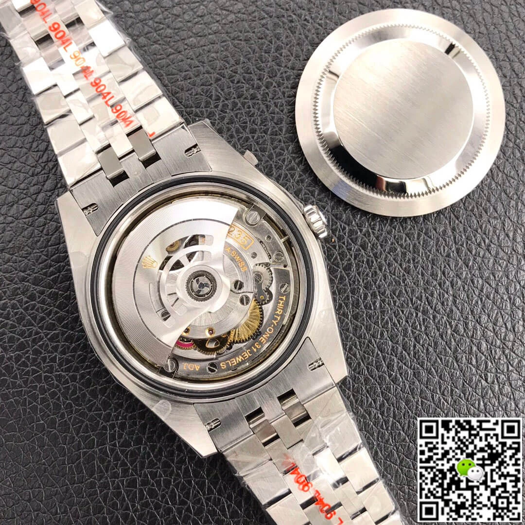 Rolex Datejust M126334-0010 EW Factory 1:1 Best Edition Replica Watch White Dial Stainless Steel