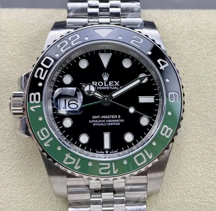Rolex GMT Master II M126720vtnr-0002 C+ Factory 1:1 Best Edition Replica Watch Silver Strap JF Replica