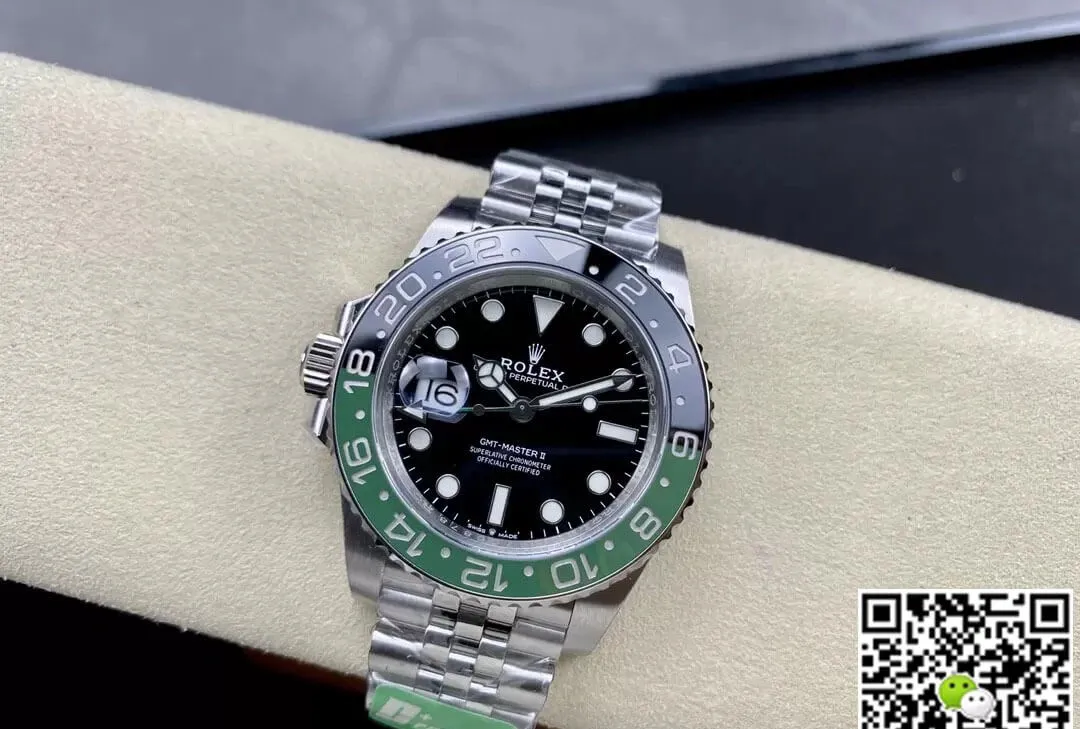 Rolex GMT Master II M126720vtnr-0002 C+ Factory 1:1 Best Edition Replica Watch Silver Strap JF Replica
