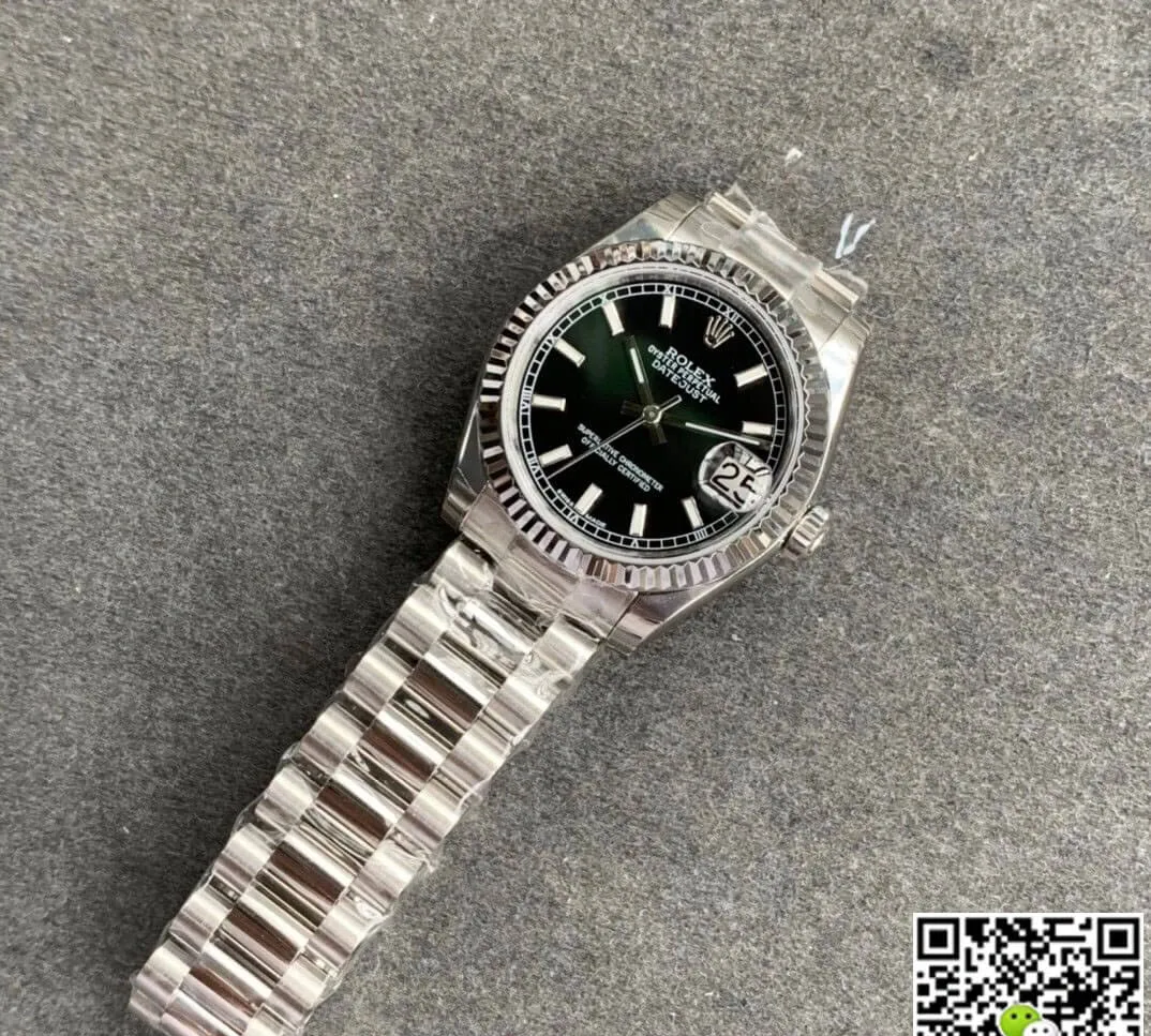 Rolex Datejust M178274-0034 GS Factory 1:1 Best Edition Replica Watch Stainless Steel Black Dial