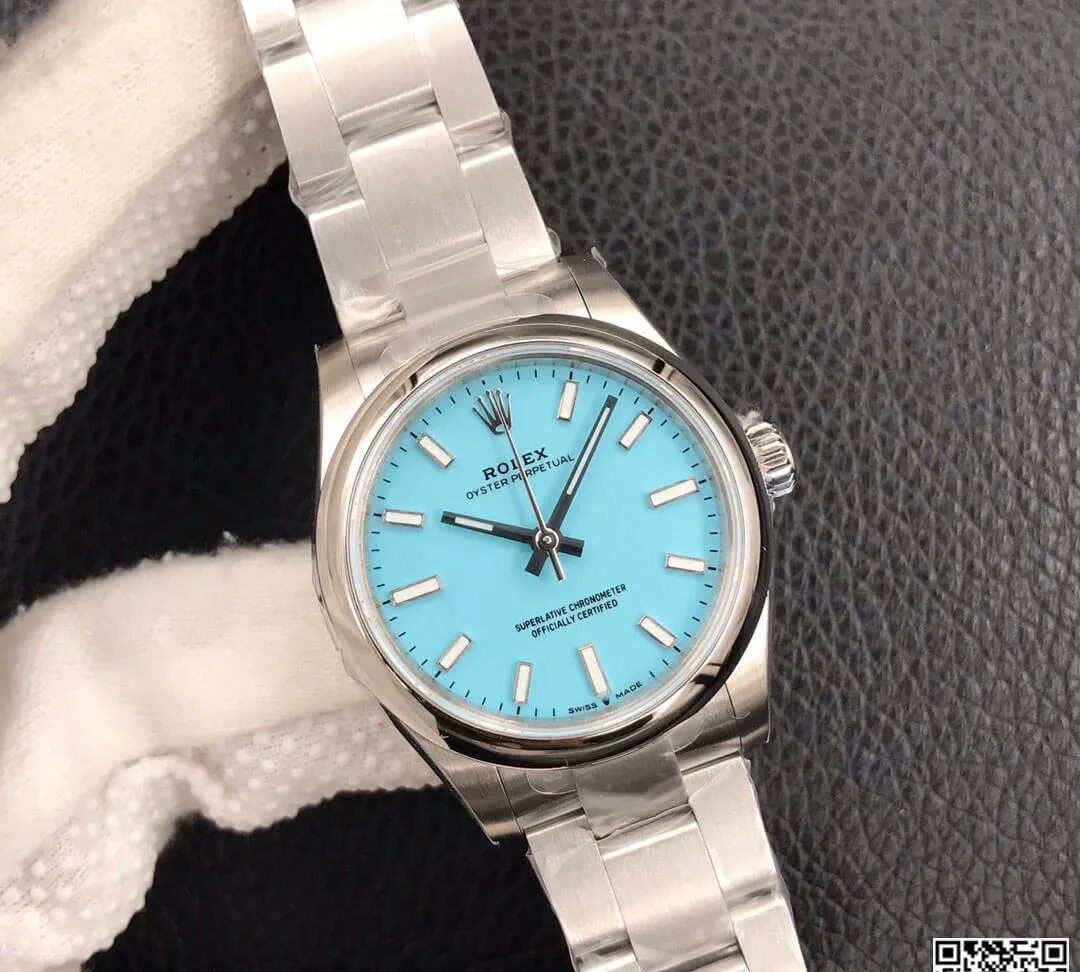 Rolex Oyster Perpetual M277200-0007 31MM EW Factory 1:1 Best Edition Replica Watch Stainless Steel Strap