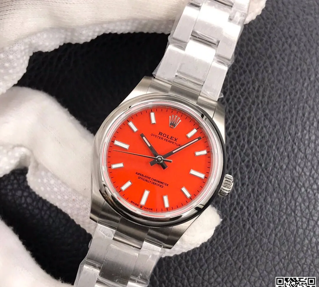Rolex Oyster Perpetual M277200-0008 31MM EW Factory 1:1 Best Edition Replica Watch Stainless Steel Bezel