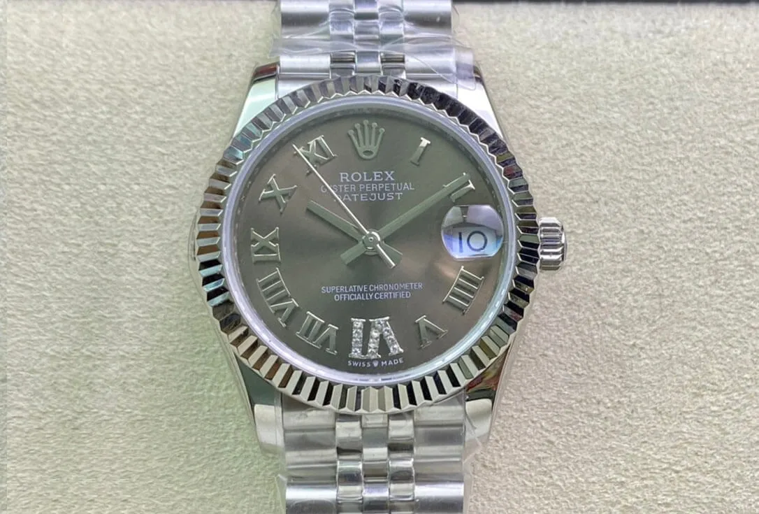 Rolex Datejust M278274-0028 31MM EW Factory 1:1 Best Edition Replica Watch Stainless Steel Strap