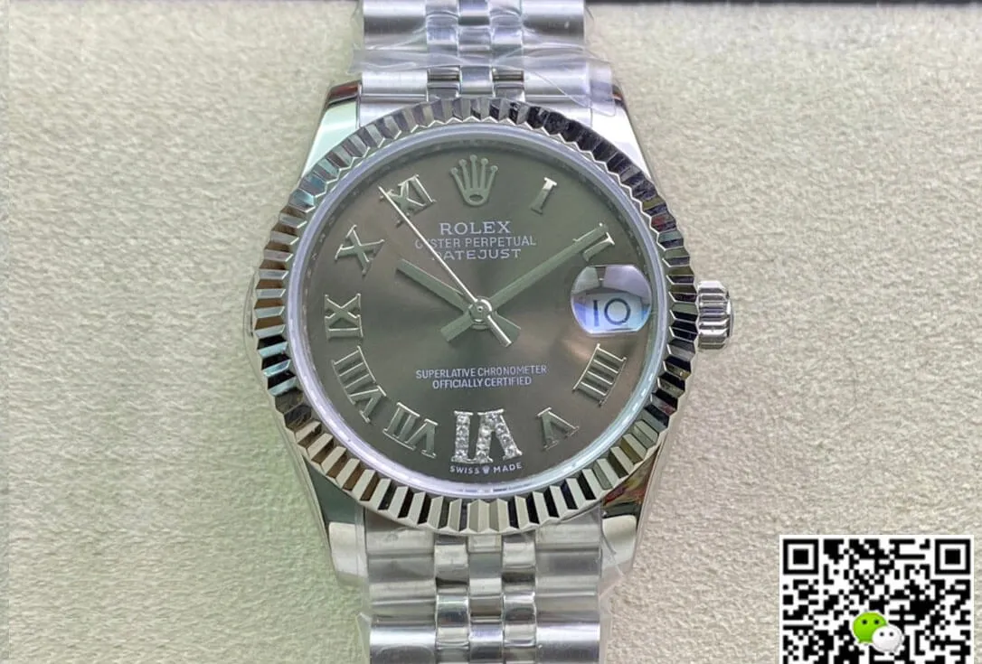 Rolex Datejust M278274-0028 31MM EW Factory 1:1 Best Edition Replica Watch Stainless Steel Strap