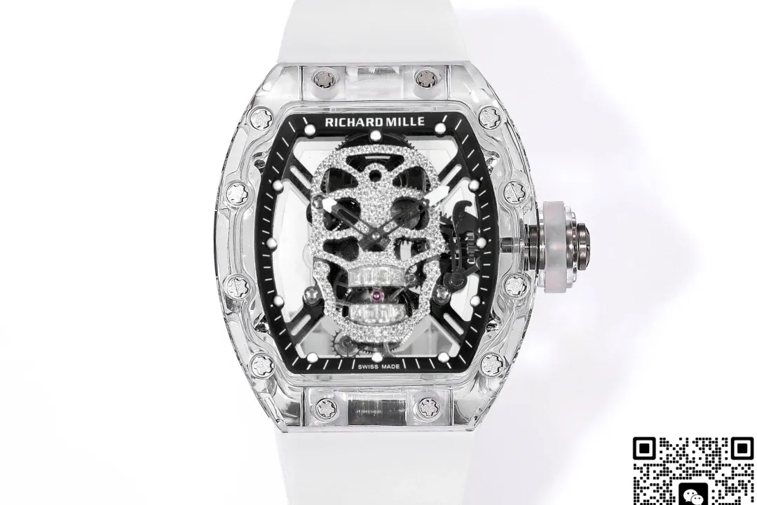 MS Factory Richard Mille Tourbillon RM052 Diamond 1:1 Best Edition Replica Watch