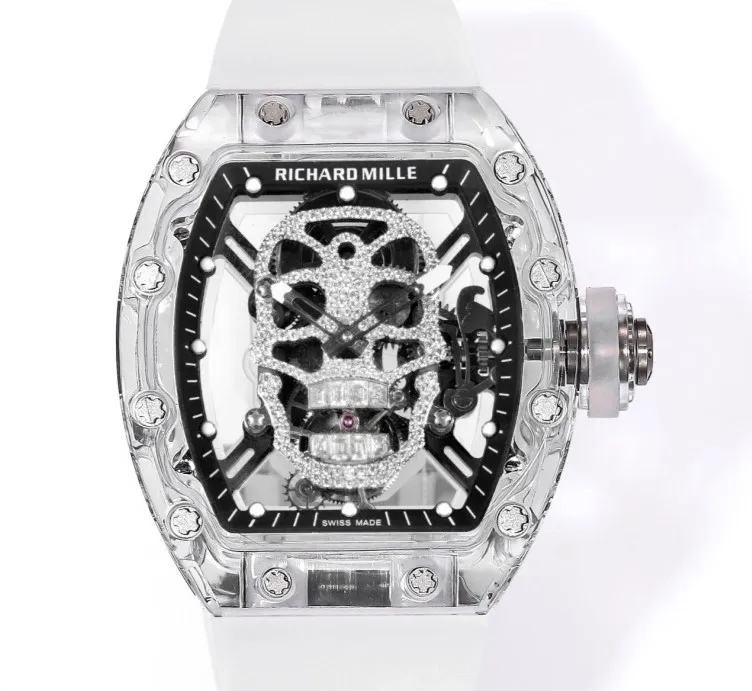 MS Factory Richard Mille Tourbillon RM052 Diamond 1:1 Best Edition Replica Watch