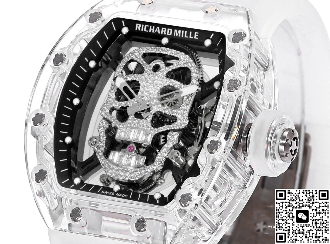 MS Factory Richard Mille Tourbillon RM052 Diamond 1:1 Best Edition Replica Watch