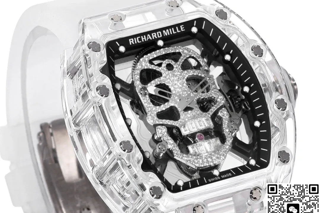 MS Factory Richard Mille Tourbillon RM052 Diamond 1:1 Best Edition Replica Watch