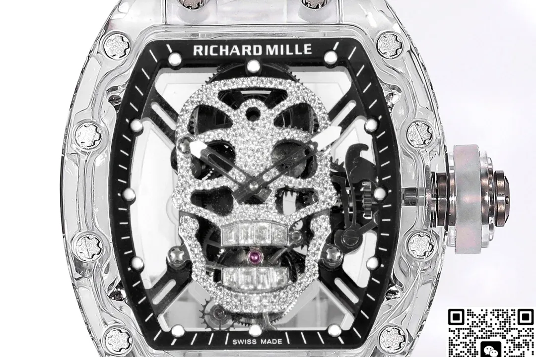 MS Factory Richard Mille Tourbillon RM052 Diamond 1:1 Best Edition Replica Watch