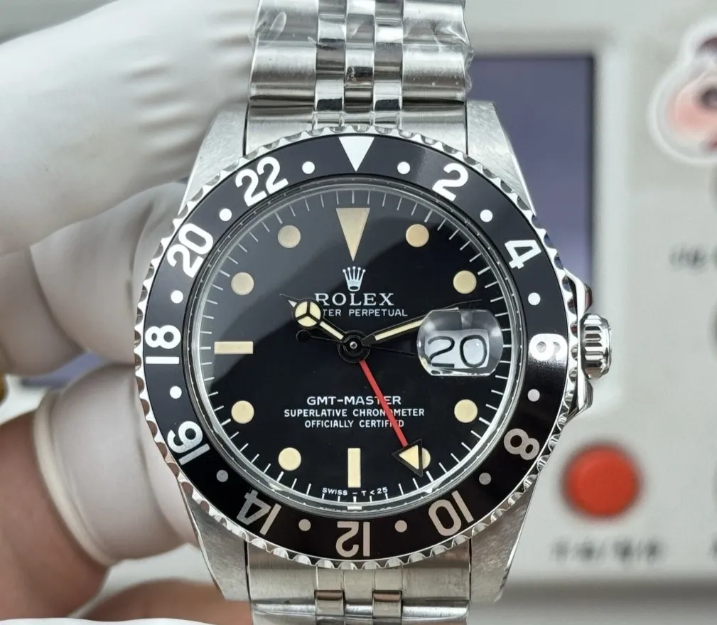 MX Factory Rolex GMT Master 1675 Date display 1:1 Best Edition Replica Watch