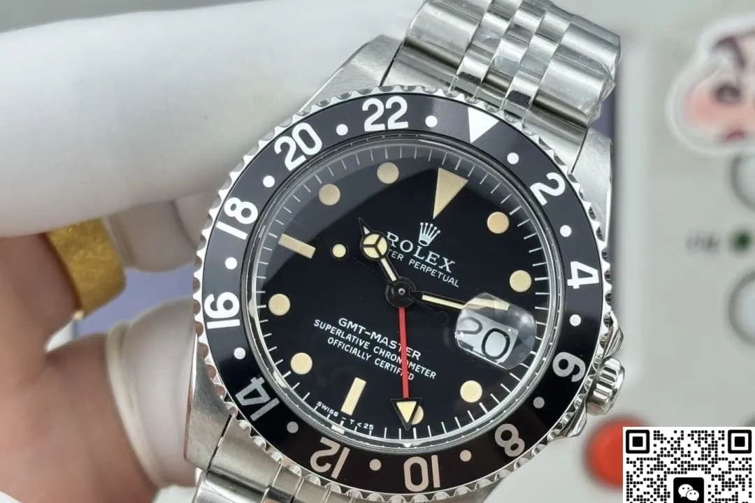 MX Factory Rolex GMT Master 1675 Date display 1:1 Best Edition Replica Watch