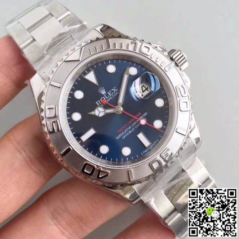 Rolex Yacht-Master 116622 JF Factory 1:1 Best Edition Replica Watch Swiss ETA2836-2 Blue Dial