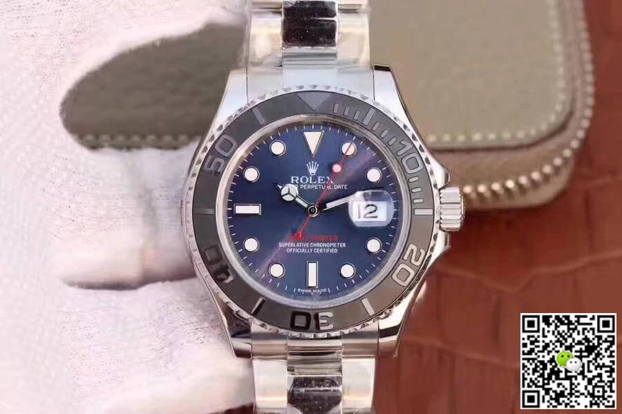 Rolex Yacht-Master 116622LN EW Factory 1:1 Best Edition Replica Watch Swiss ETA3135 Blue Dial