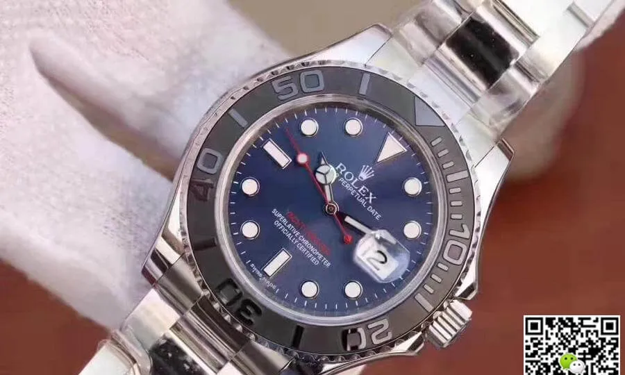 Rolex Yacht-Master 116622LN EW Factory 1:1 Best Edition Replica Watch Swiss ETA3135 Blue Dial