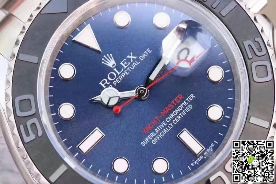 Rolex Yacht-Master 116622LN EW Factory 1:1 Best Edition Replica Watch Swiss ETA3135 Blue Dial