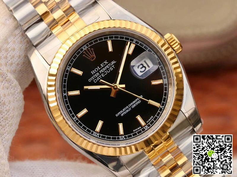 Rolex Datejust 126233 36mm AR Factory Mechanical Watches 1:1 Best Edition Replica Watch Swiss ETA3135 Two Tone Bracelet