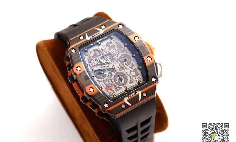Richard Mille RM011-03 KV Factory 1:1 Best Edition Replica Watch Swiss ETA7750 Black Case