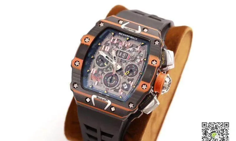 Richard Mille RM011-03 KV Factory 1:1 Best Edition Replica Watch Swiss ETA7750 Black Case