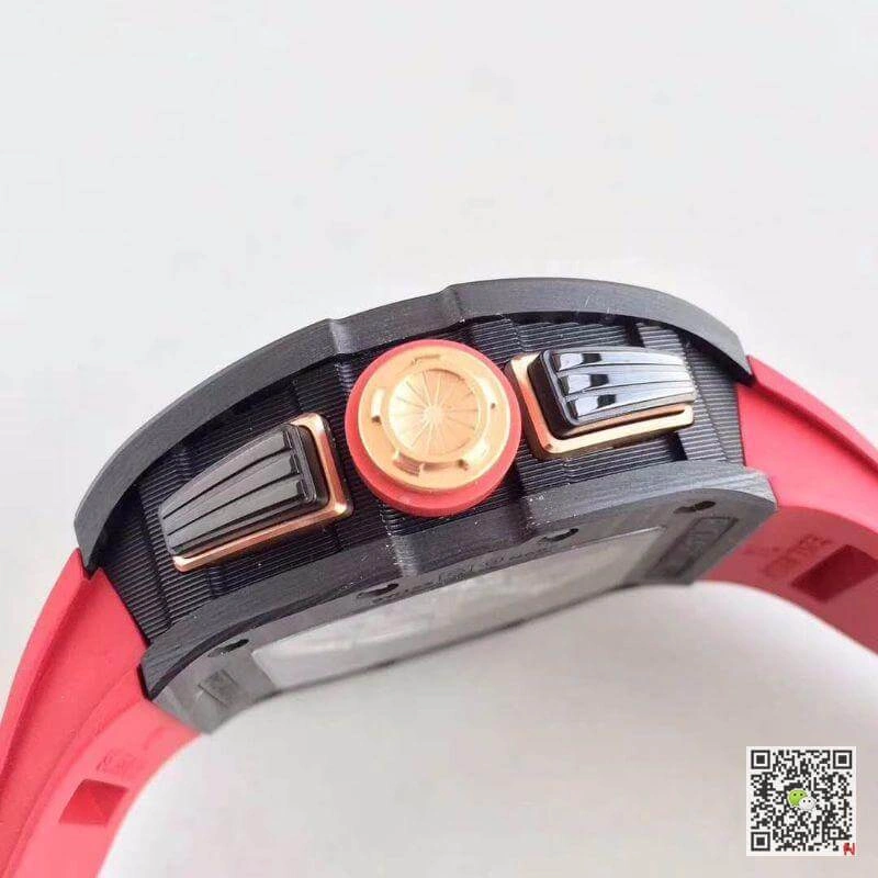 Richard Mille RM011 Black Forged Carbon Case 1:1 Best Edition Replica Watch Swiss ETA7750