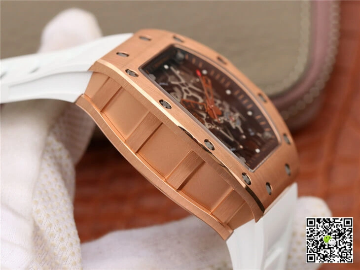 Richard Mille RM035 Americas KV Factory 1:1 Best Edition Replica Watch White Rubber Strap