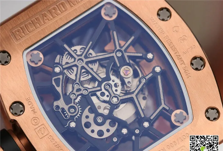 Richard Mille RM035 Americas KV Factory 1:1 Best Edition Replica Watch White Rubber Strap