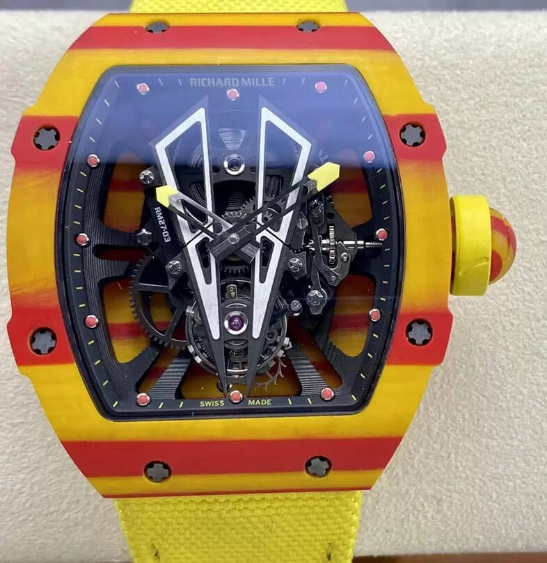 Richard Mille RM27-03 Tourbillon BBR Factory 1:1 Best Edition Replica Watch Skeleton Dial