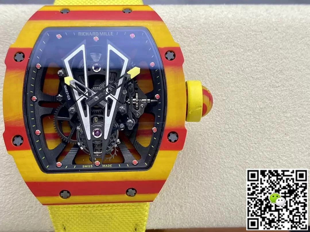 Richard Mille RM27-03 Tourbillon BBR Factory 1:1 Best Edition Replica Watch Skeleton Dial