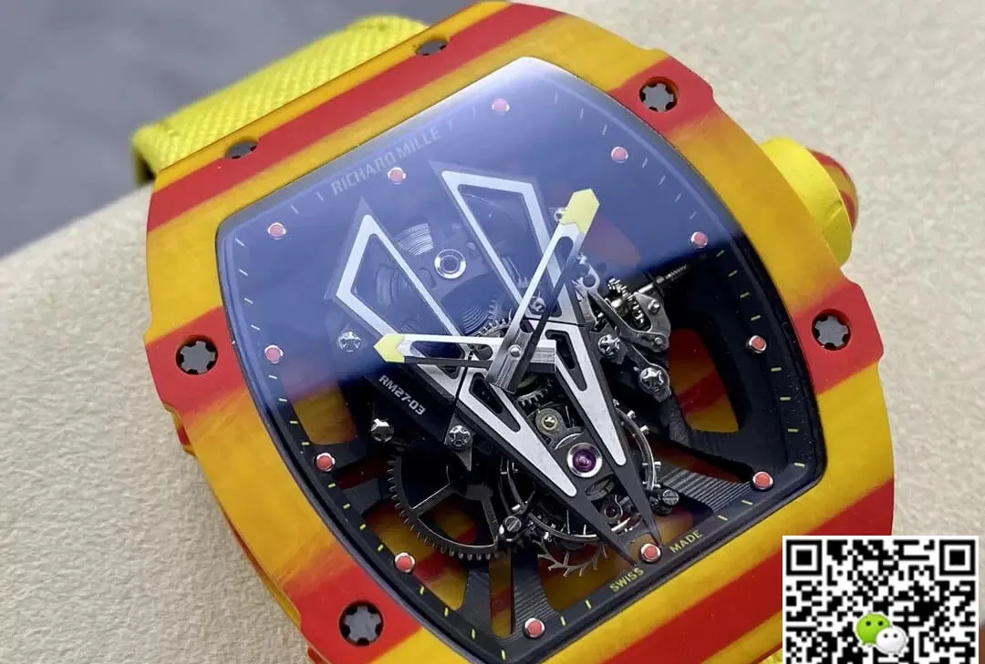 Richard Mille RM27-03 Tourbillon BBR Factory 1:1 Best Edition Replica Watch Skeleton Dial