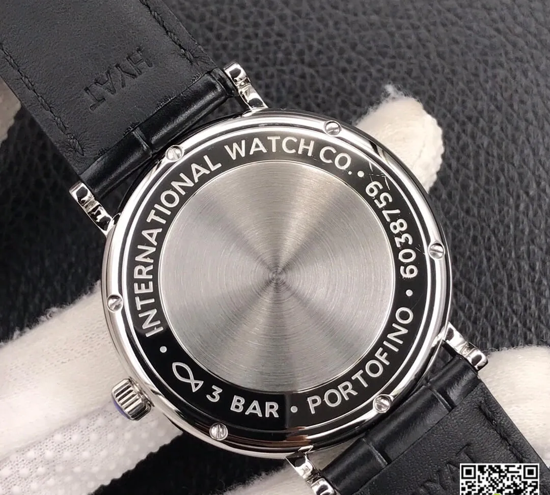 IWC Portofino Moon Phase IW459402 MKS Factory 1:1 Best Edition Replica Watch Blue Leather Strap