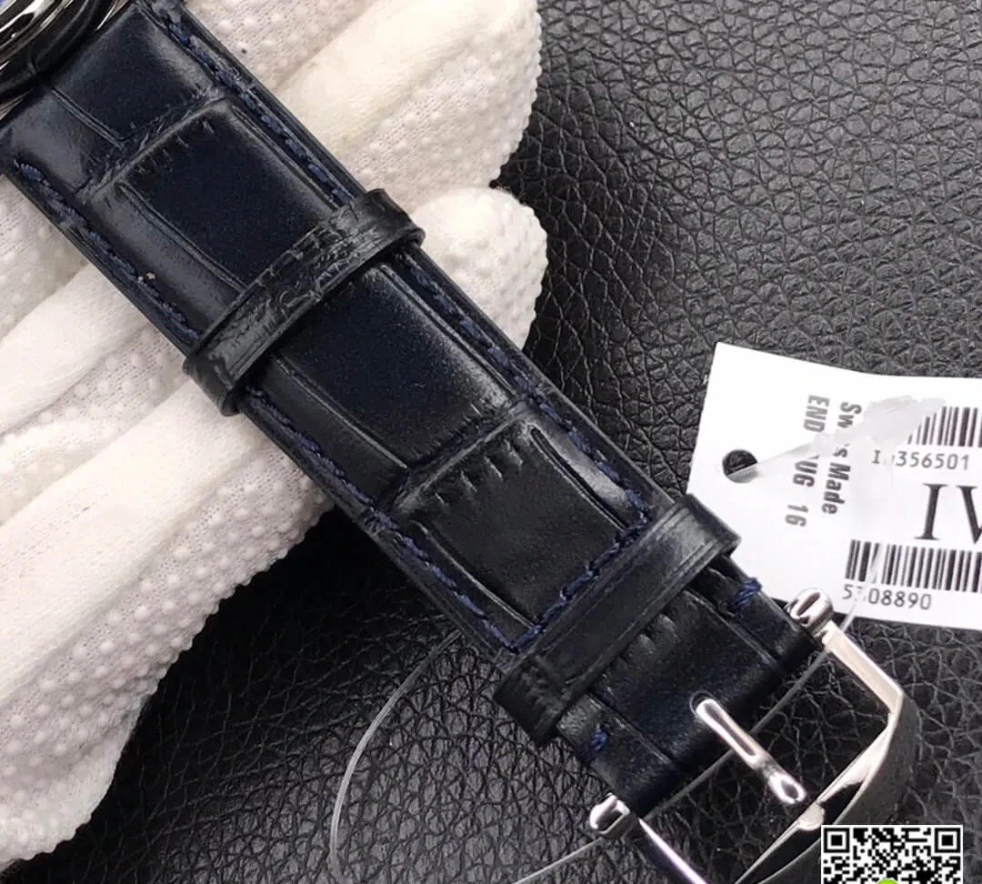 IWC Portofino Moon Phase IW459402 MKS Factory 1:1 Best Edition Replica Watch Blue Leather Strap