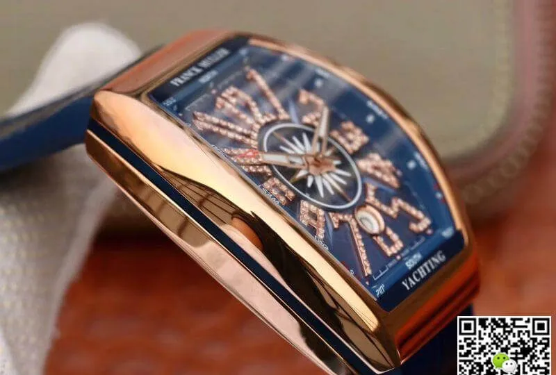 Franck Muller Yachting V 45 CC DT Rose Gold 1:1 Best Edition Replica Watch Swiss ETA2824