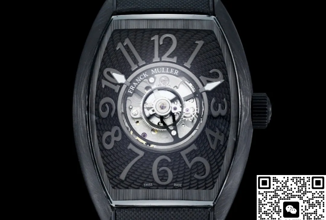 NEW Factory Franck Muller Tourbillon Black strap 1:1 Best Edition Replica Watch