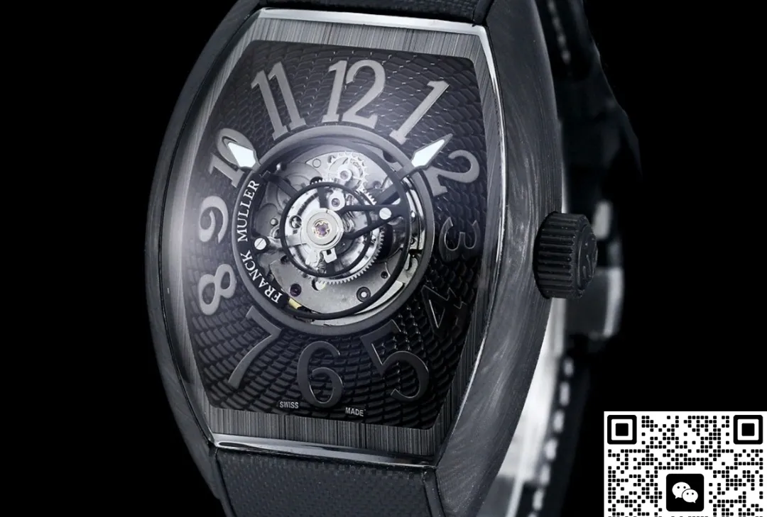NEW Factory Franck Muller Tourbillon Black strap 1:1 Best Edition Replica Watch