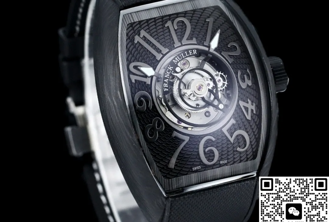 NEW Factory Franck Muller Tourbillon Black strap 1:1 Best Edition Replica Watch