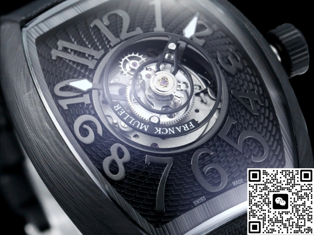 NEW Factory Franck Muller Tourbillon Black strap 1:1 Best Edition Replica Watch