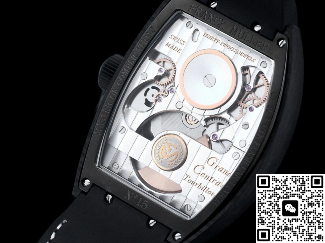 NEW Factory Franck Muller Tourbillon Black strap 1:1 Best Edition Replica Watch
