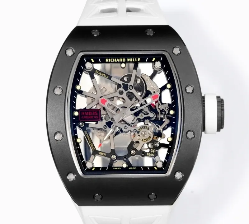 NEW Factory Richard Mille RM035 Skeleton dial 1:1 Best Edition Replica Watch