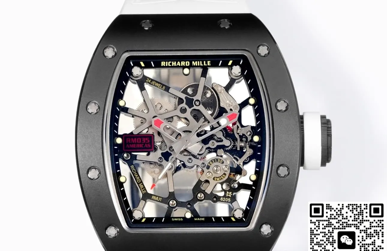 NEW Factory Richard Mille RM035 Skeleton dial 1:1 Best Edition Replica Watch