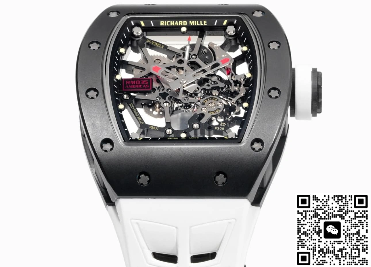 NEW Factory Richard Mille RM035 Skeleton dial 1:1 Best Edition Replica Watch