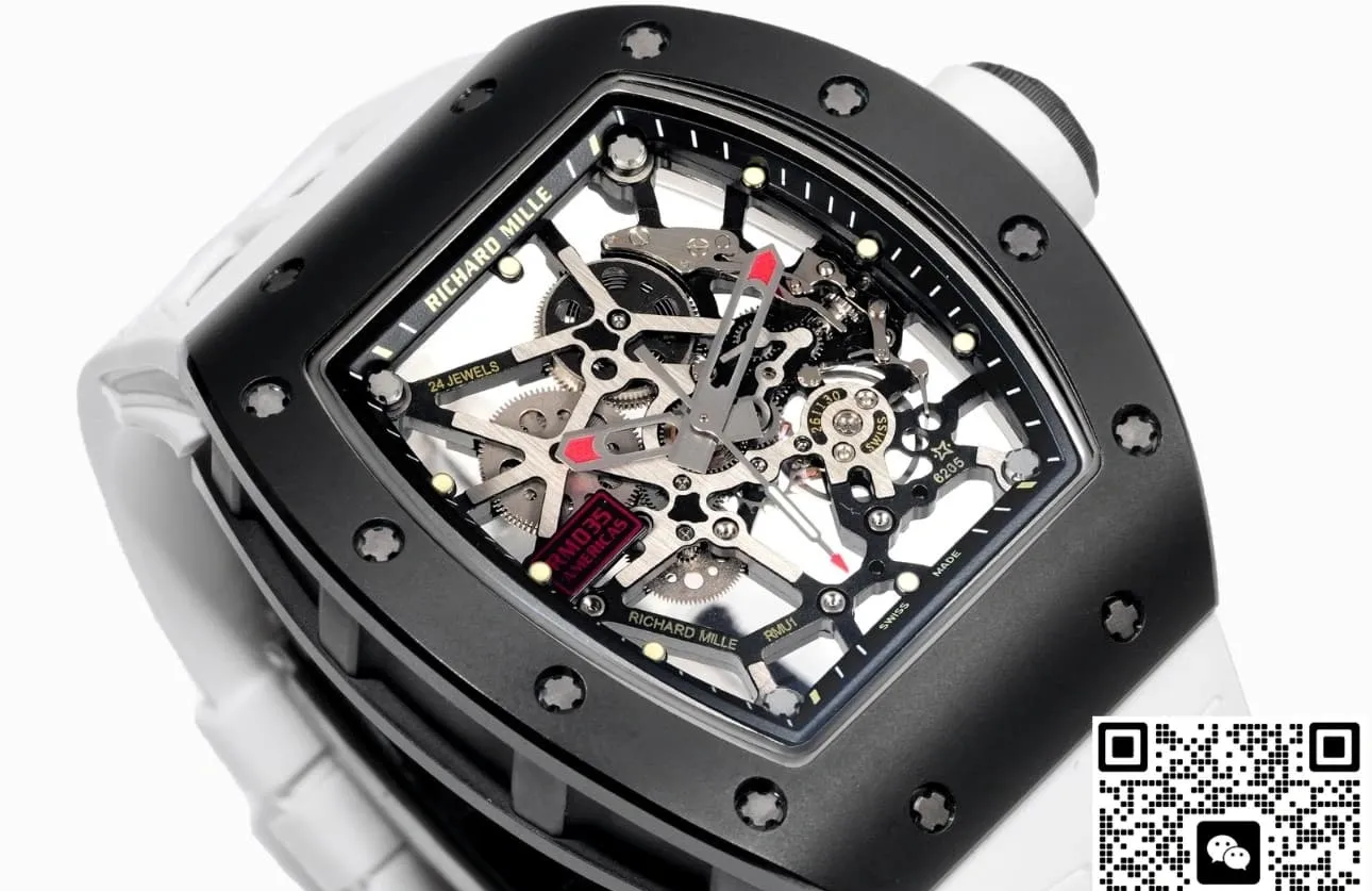 NEW Factory Richard Mille RM035 Skeleton dial 1:1 Best Edition Replica Watch