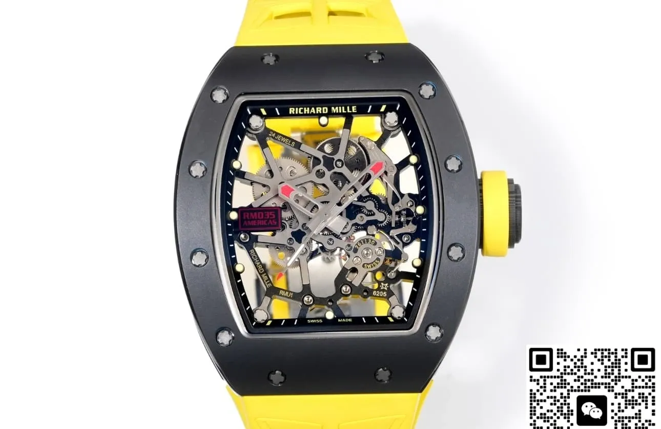 NEW Factory Richard Mille RM035 rubber strap 1:1 Best Edition Replica Watch