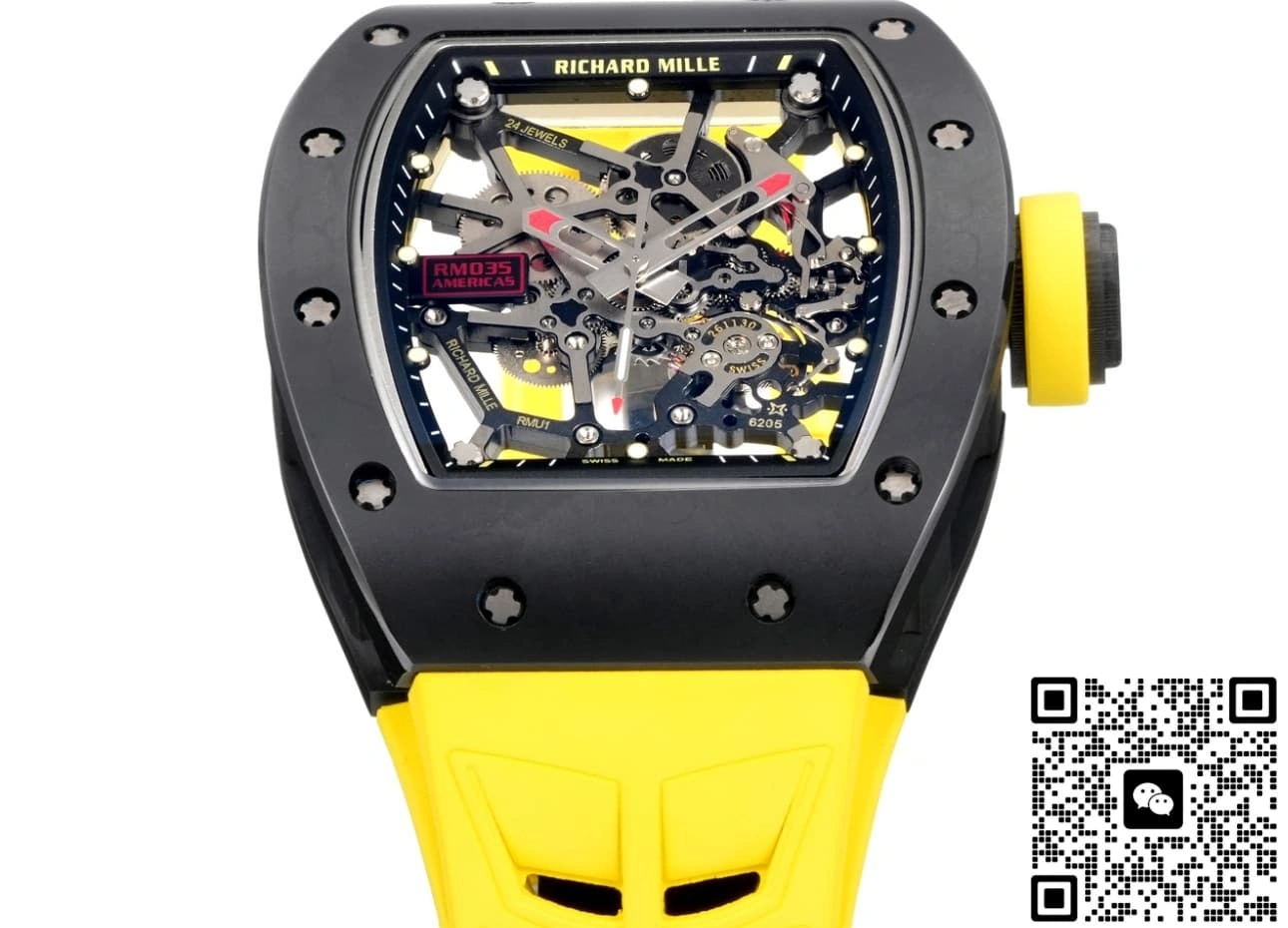 NEW Factory Richard Mille RM035 rubber strap 1:1 Best Edition Replica Watch