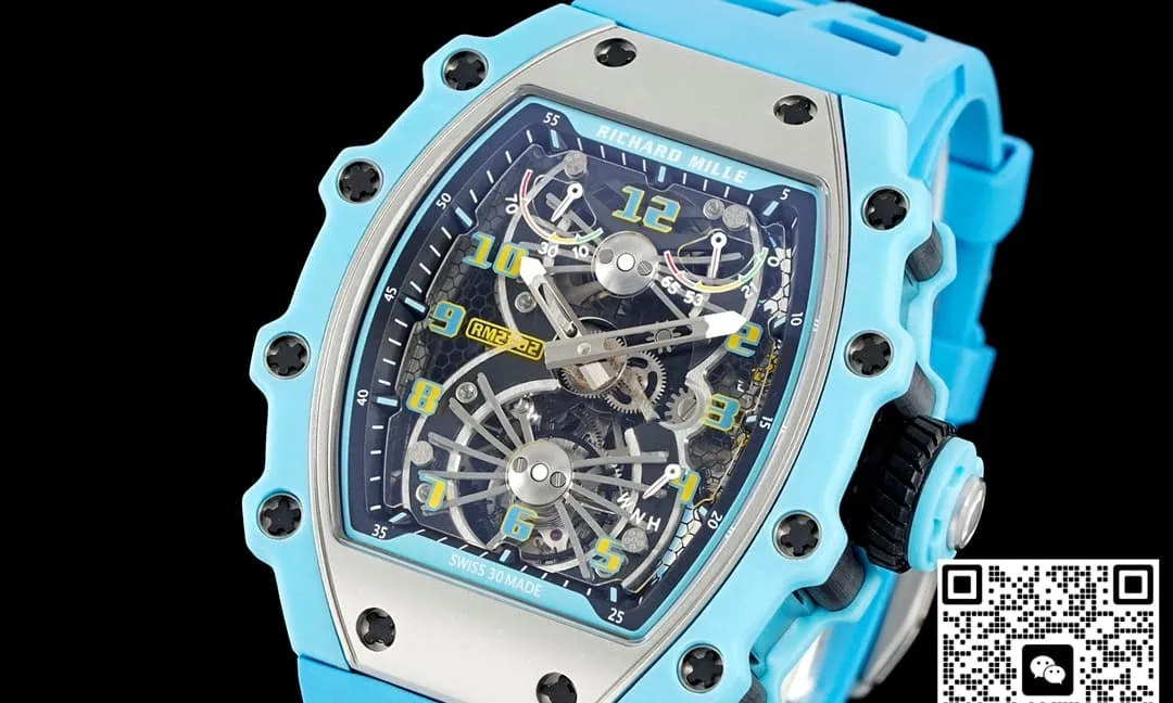 NEW Factory Richard Mille RM21-02 blue strap 1:1 Best Edition Replica Watch