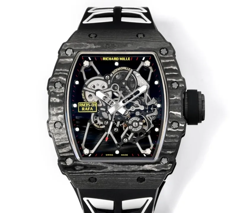 NEW Factory Richard Mille RM35-01 Black dial 1:1 Best Edition Replica Watch